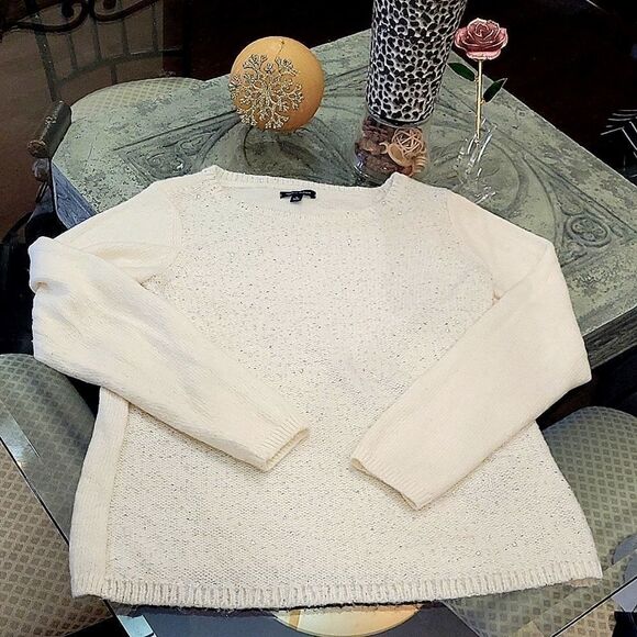 TOMMY Hilfiger Like New Ivory Sweater Jumper - Picture 1 of 7
